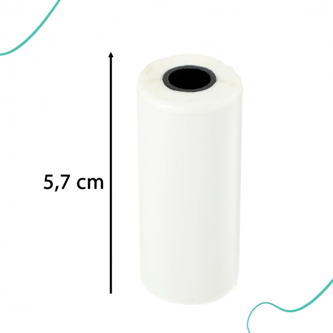 Termalni samoljepljivi papir u rolama za mini pisač 5,7 cm x 4,5 m 5 komada