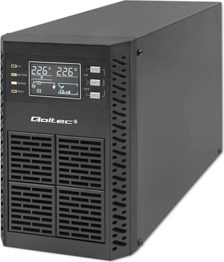 On-line UPS 1 kVA 1000 W s čistim sinusnim valom i LCD zaslonom