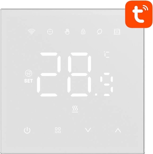 Pametni termostat Avatto za električno grijanje 16 A s Wi‑Fi