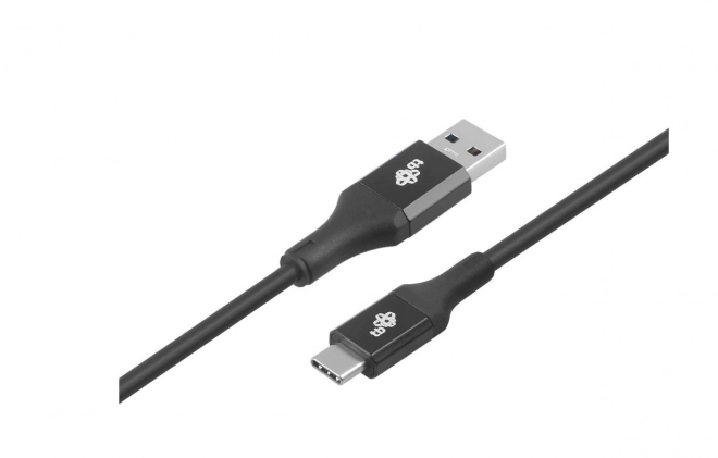 USB kabel USB 3.0 - USB-C 2m Premium 3A crni
