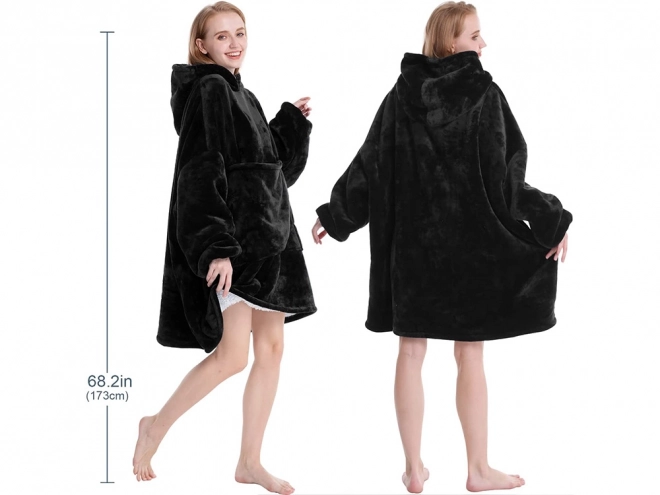 Topla oversize deka od debelog flisa