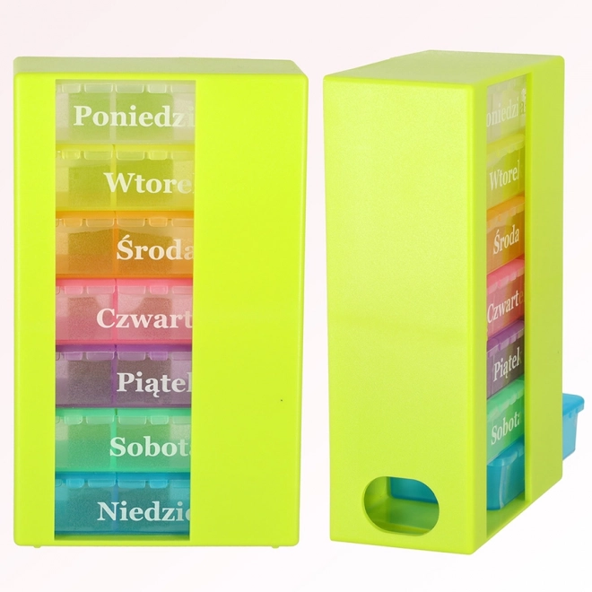 Tjedni organizator za tablete s 3 pretinca na dan