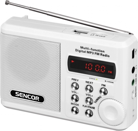 Prijenosni FM radio s USB i microSD