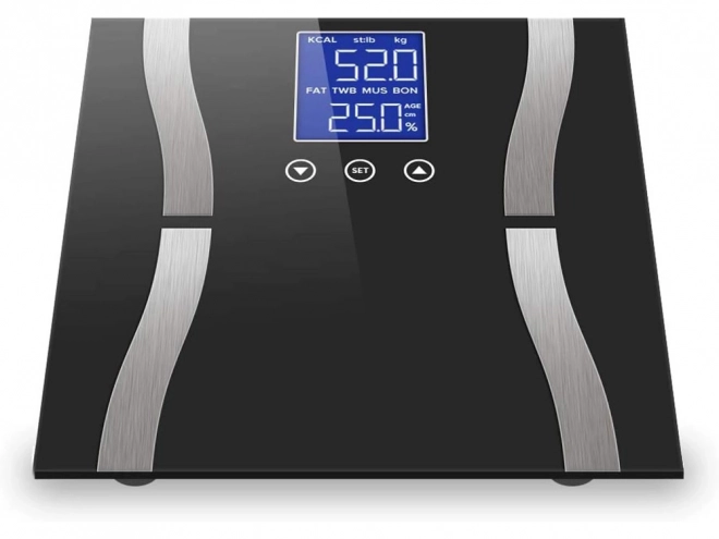 Analitička 180kg staklena vaga za kupaonicu s LCD zaslonom