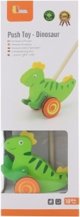 Drvena gurajuća igračka Dinosaurus