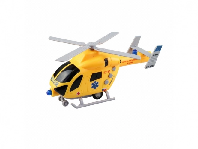 Spasilački helikopter s funkcijama svjetla i zvuka
