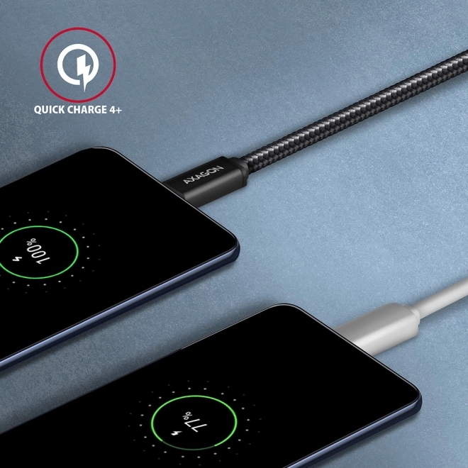 USB-C na USB-A kabel 1,5 m USB 3.2 Gen 1 3A ALU pletivo