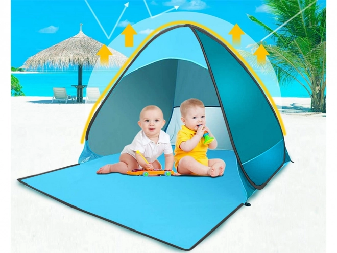 Sklopivi plažni šator s UV zaštitom