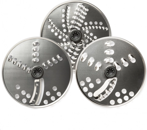 3 inox diska za rezanje i ribanje