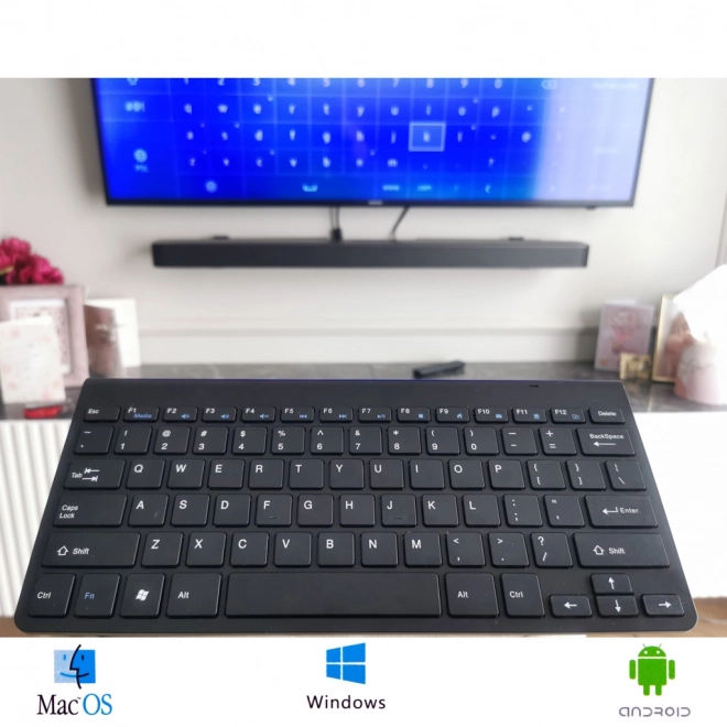 Bežična tipkovnica za Smart TV crna