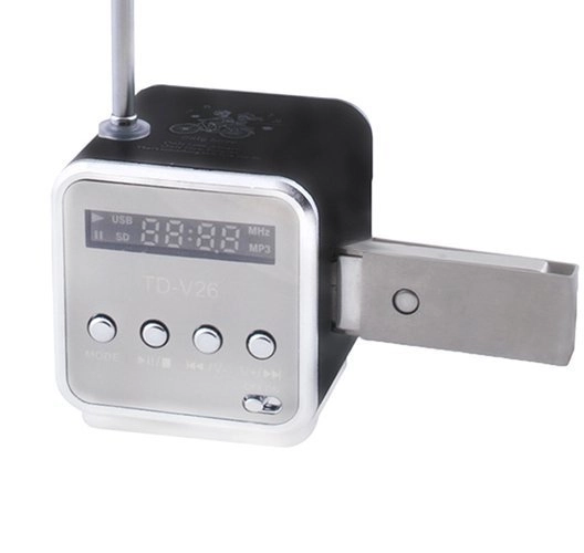 Prijenosni Bluetooth zvučnik s radiom i LCD zaslonom TD-V26
