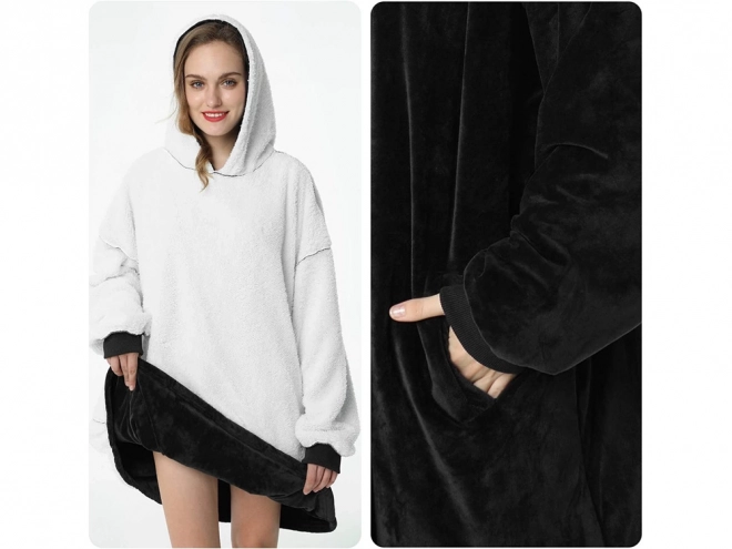 Topla oversize deka od debelog flisa