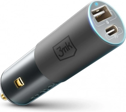 3mk hyper car charger 100w brzi auto punjač s usb‑c i usb‑a