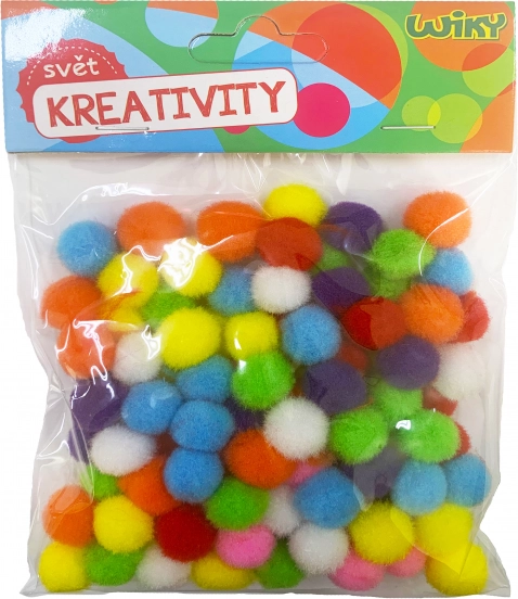 Šareni Pom-Pomovi 15 mm - pakiranje 100 kom