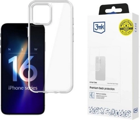Etui Armor Case za iPhone 16 Pro prozirno