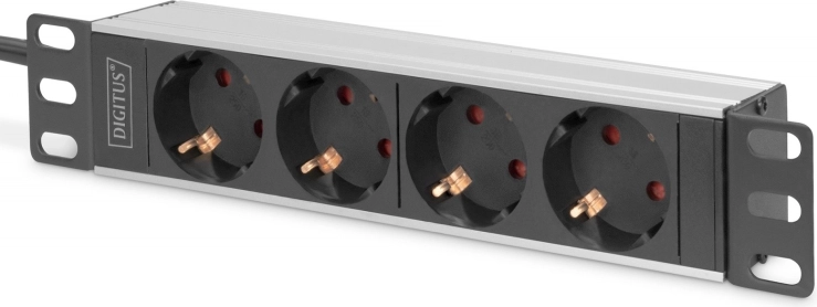Aluminijska napojna letva za 10" RACK ormare DIGITUS