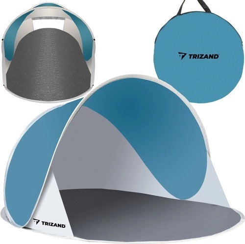 Plažni šator pop-up 145 × 100 × 70 cm – tirkizno bijeli