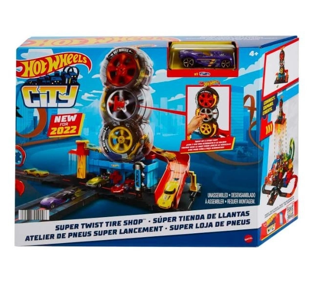 Hot Wheels garaža s trkaćim stazama