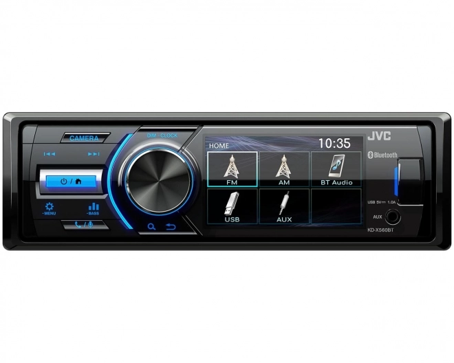 JVC autoradio s Bluetooth i monitorom