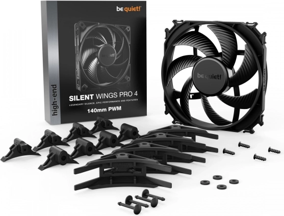 be quiet! Silent Wings Pro 4 140 mm PWM – tih i učinkovit ventilator