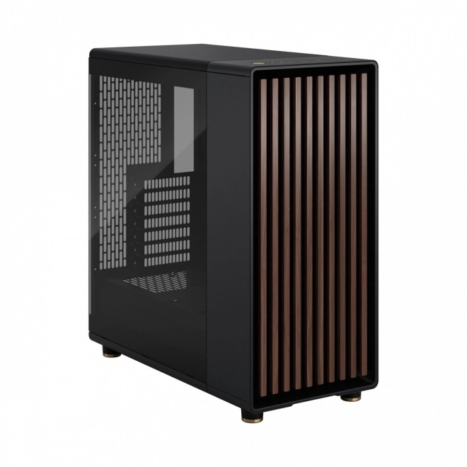 Fractal Design kućište North crna s drvenim elementima