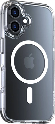Torras Diamond‑Mag futrola za iPhone 16 prozirna