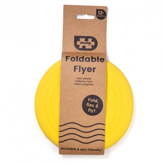 Bigjigs Toys Frisbee Žuta Medena