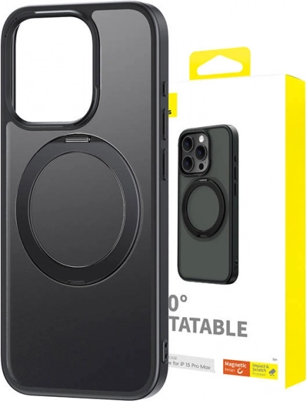 Magnetična futrola BASEUS CyberLoop za iPhone 15 Pro Max – crna