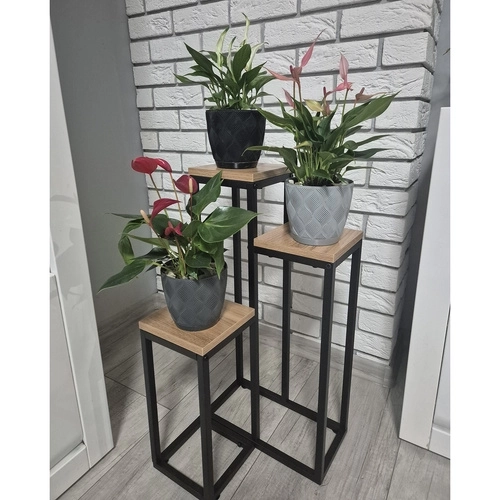 Ruhhy stalak za cvijeće loft 3 razine
