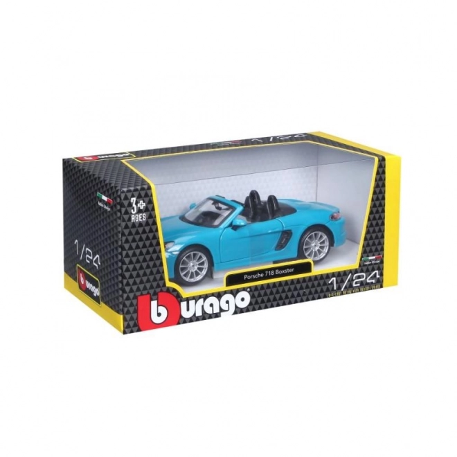 Bburago 1:24 Porsche 718 Boxster Plavi