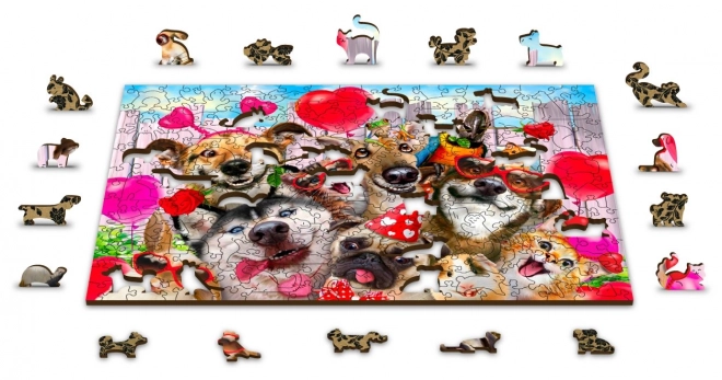 Drvene puzzle Vrijeme za zabavu 600 komada