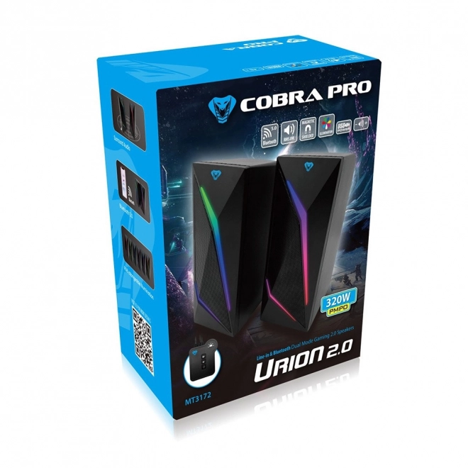 Cobra Pro Urion 2.0 gaming Bluetooth zvučnici s RGB