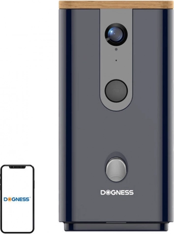 Pametni spremnik za poslastice s kamerom Dogness T03 (crni)