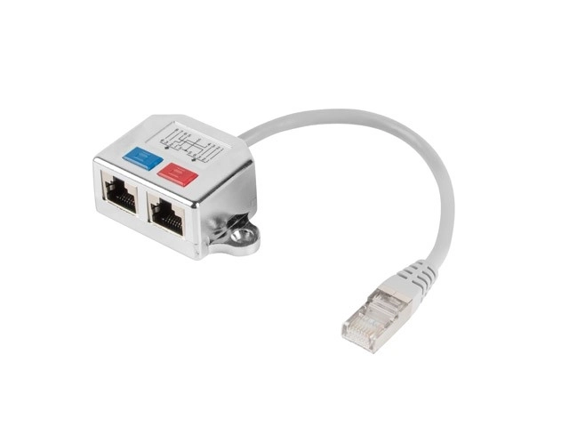 Adapter LAN razdjelnik RJ-45 - 2x RJ-45 FTP