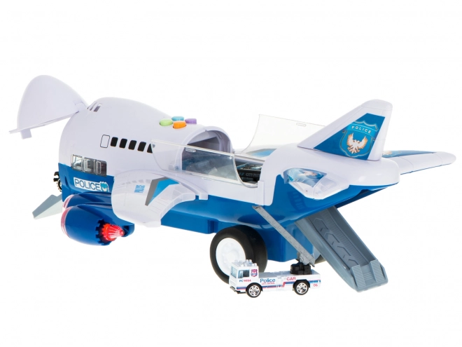 Policijski transportni avion s autima