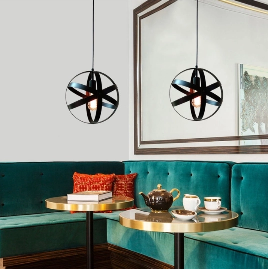 Viseća lampa Loft crna