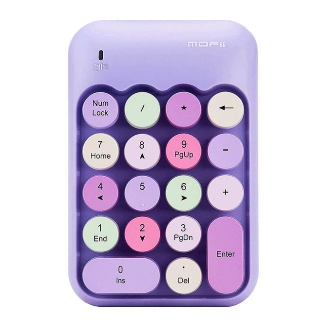 Bežična numerička tipkovnica MOFII X910 (ljubičasta)
