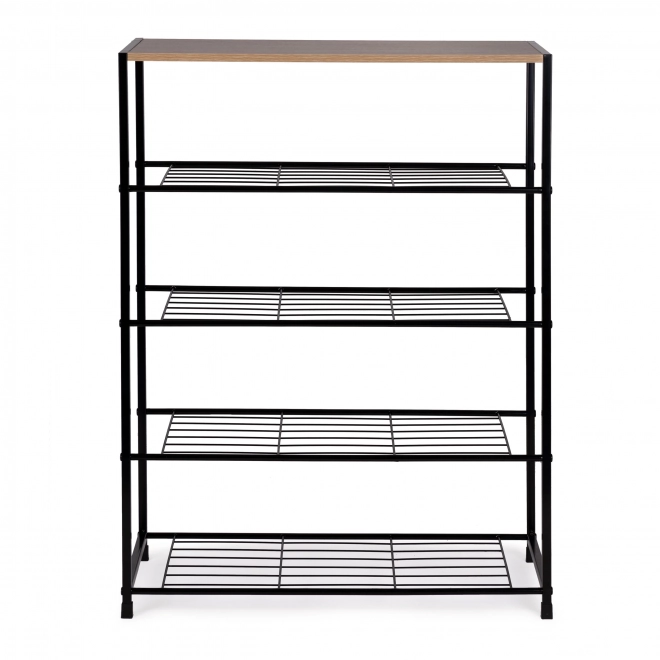 Elegantni stalak za cipele od masivnog drva LOFT