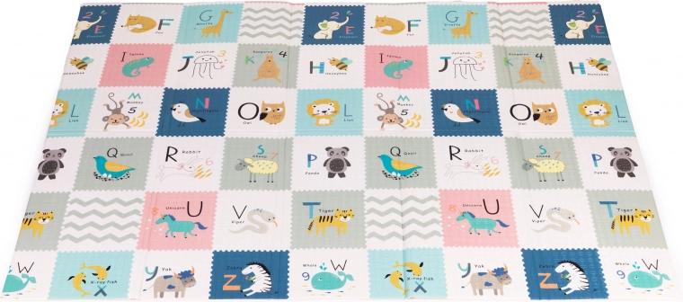 Obostrani dizajn: abeceda i prirodni motiv