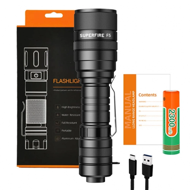 Svjetiljka Superfire F5 1100lm USB