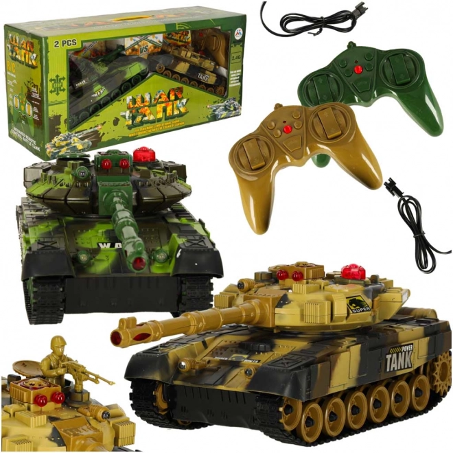 Daljinski upravljani tenkovi T90 RC – set 2 komada 2,4 GHz