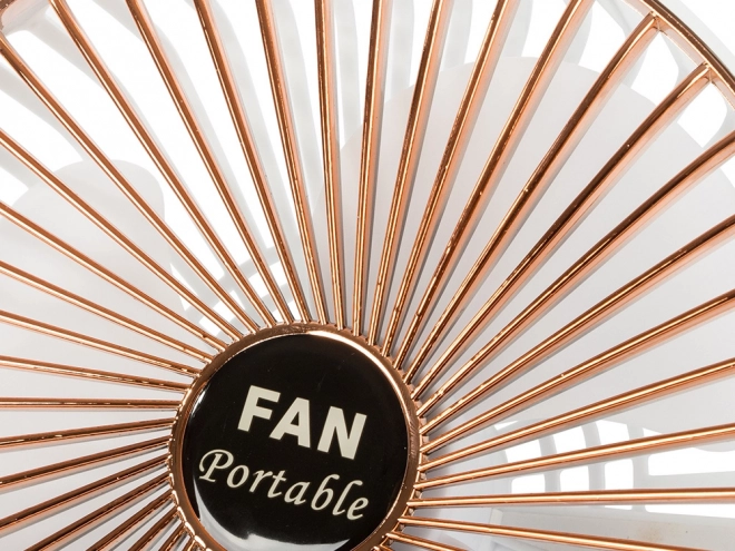 Bežični stolni ventilator – Bijelo-ružičasti