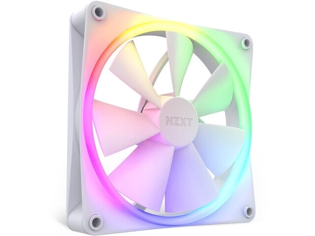 Bijeli RGB ventilator 140mm NZXT F140