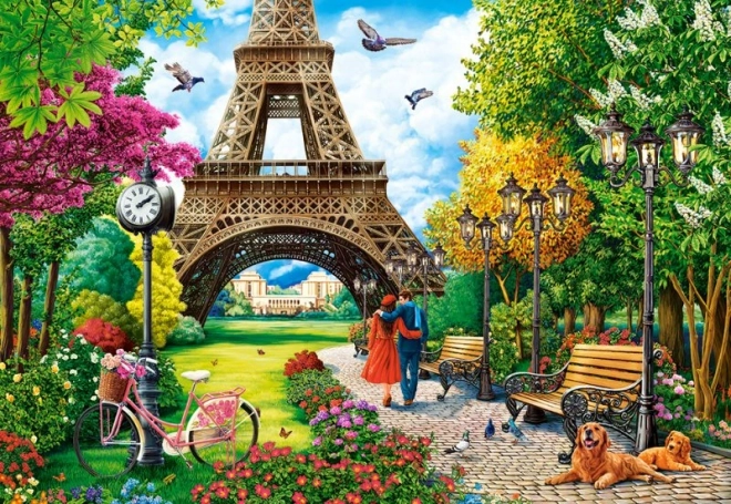 Puzzle 1000 dijelova Proljeće u Parizu