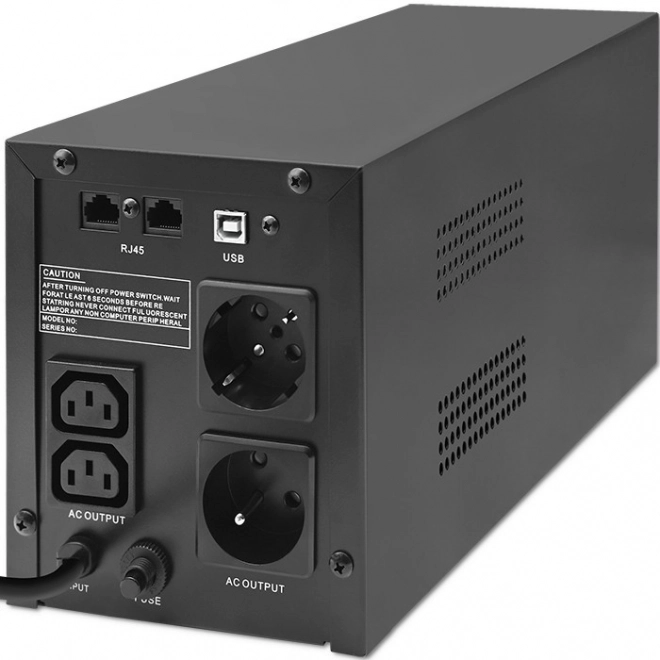 Rezervno napajanje Qoltec UPS 2000VA 1200W s LCD i USB
