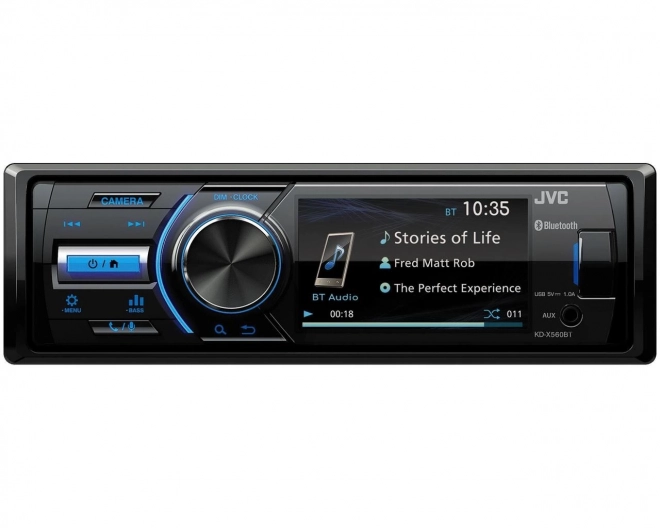 JVC autoradio s Bluetooth i monitorom