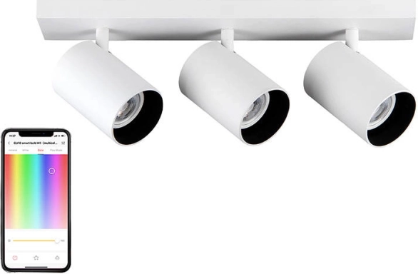 stropni reflektor yeelight s 3 žarulje, bijeli