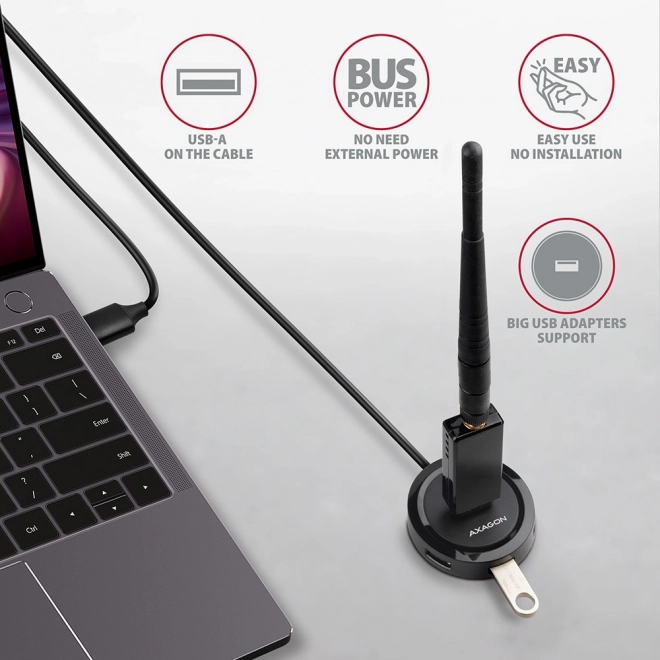 USB hub 4 porta USB 3.2 Gen 1 okrugli