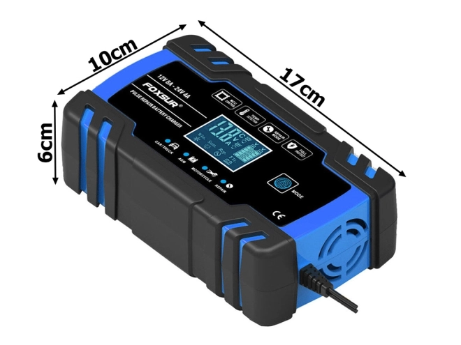 Automatski punjač za auto s funkcijom popravka 12V 24V