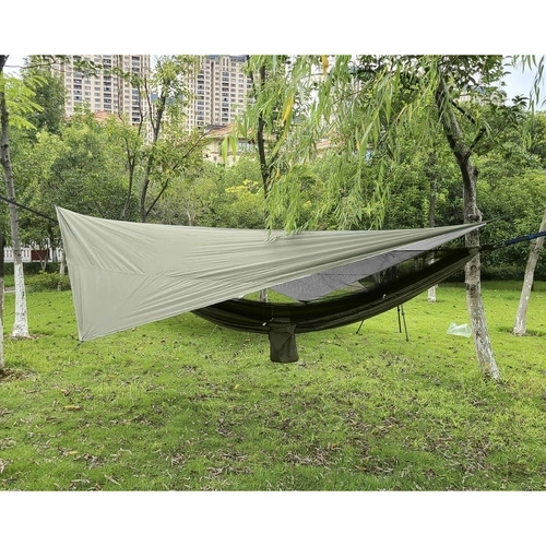 Turistička viseća mreža s mrežom protiv insekata i ceradom 260x140 cm